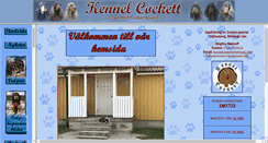 Desktop Screenshot of kennelcockett.se