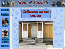 Tablet Screenshot of kennelcockett.se